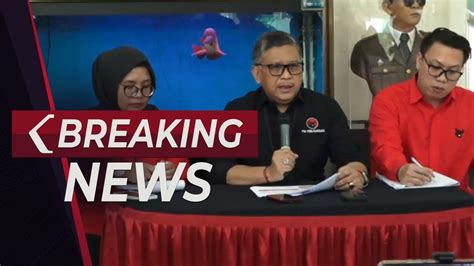 BREAKING NEWS Hasto Kristiyanto Respons Perolehan Suara PDIP Di