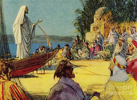 Jesus By The Sea Of Galilee