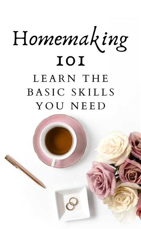 Modern Homemaking 101 The Basics One Homely House Homemaking