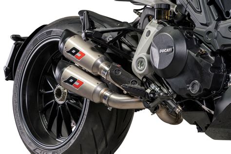 DUCATI DIAVEL 1260 semi-full system Titanium Twin GunShot - QD Exhaust