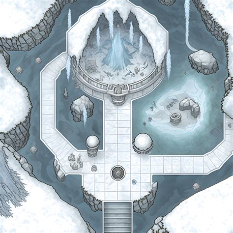 10 Winter Battle Maps Dnd Battle Map Pathfinder Dandd Battlemap