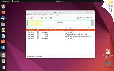 Administrar particiones con el disco de instalación de Ubuntu incluso