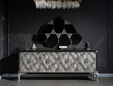 Casa Padrino Buffet Baroque De Luxe Blanc Or Noir Magnifique