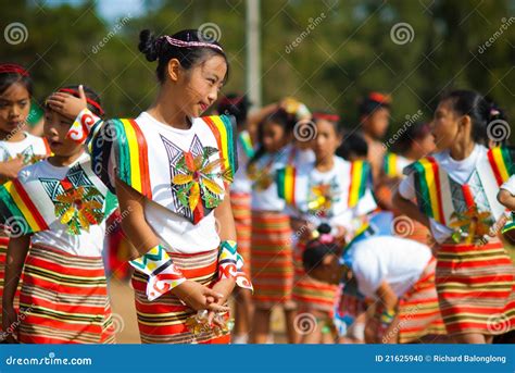 Girl S Portrait With Traditional Igorot Clothing Editorial Image