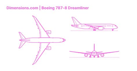 Boeing 787-8 Dreamliner Dimensions & Drawings | Dimensions.com