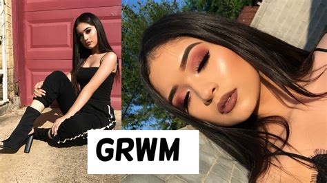 Quick Grwm Fall Makeup Outfit Youtube