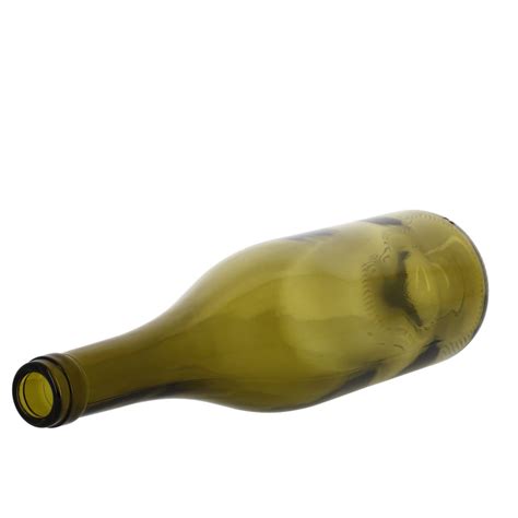 Bouteille De Vin Vide EN Verre 75 Cl Bourgogne Verte Pour La Mise