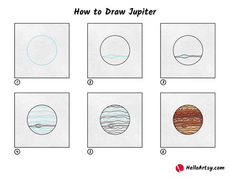 How To Draw Jupiter Helloartsy