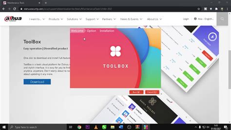 How To Download And Install Toolbox Dahua Cctv Youtube