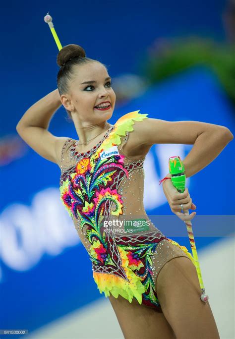 News Photo Russian Dina Averina Performs The Clubs Exercise