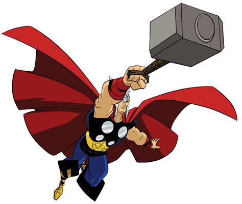 'Unleash the Power of Asgard with Thor Cartoon Clipart - Perfect for ...