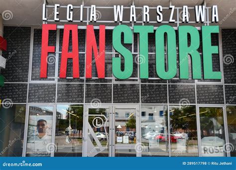 Fan Store At Legia Museum In Warsaw Poland Editorial Stock Photo