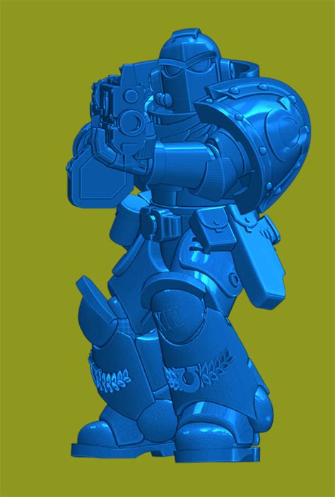 3d File Ultramarines Space Marines 5 🛰 ・3d Printer Model To Download・cults