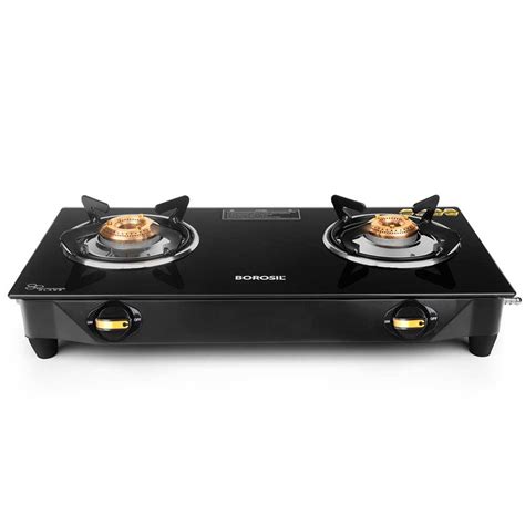 Buy Borosil Flare Glasstop Gas Stove 2 Burner Online At Best Price