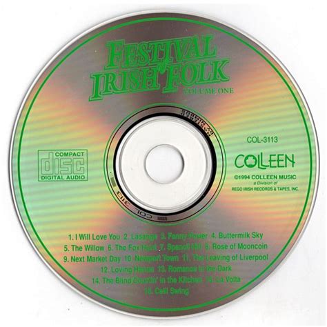 Festival Of Irish Folk Cd Set