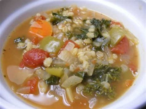 Kale and Barley Soup