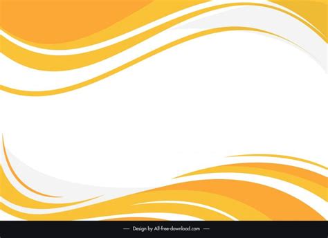 Abstract Curve Background Template Dynamic Wavy Curves Vectors Images