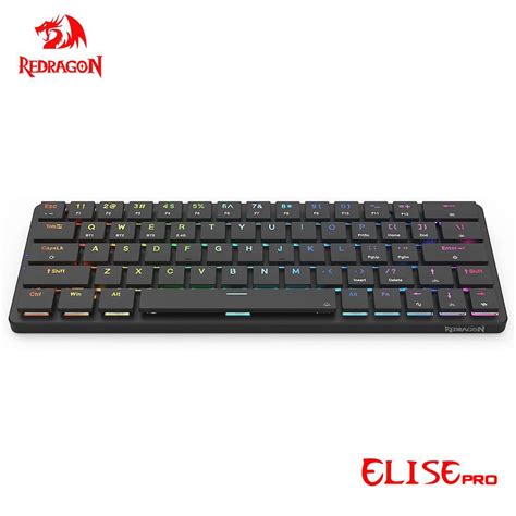 Redragon Elise Pro K P Rgb Super Magro Teclado Mec Nico Do Jogo Usb