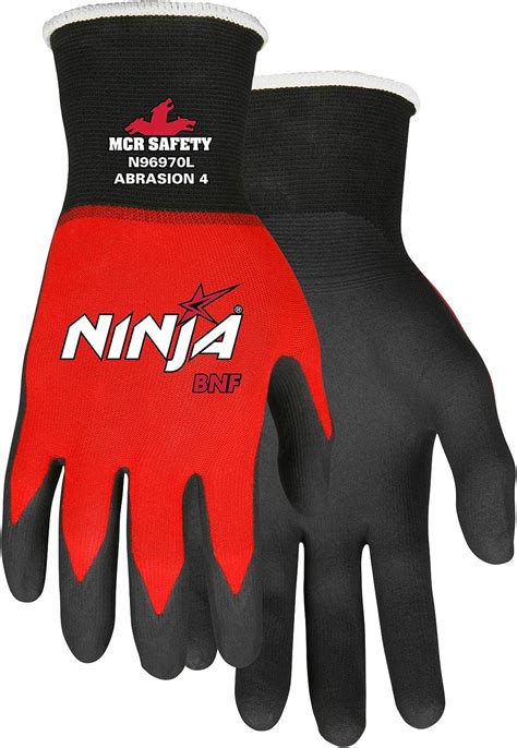 Amazon Mcr Safety Gloves N L Bnf Ninja Gauge Nylon Spandex