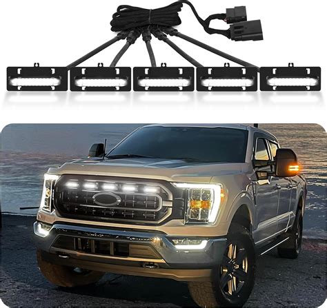 Oklsg Led Grill Light For 2021 2022 2023 F150 Xl Xlt Oem Grille 2023 F150 Raptor Lights Led