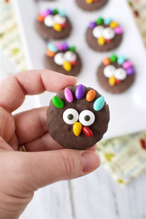 No Bake Thanksgiving Turkey Cookies The Rebel Chick