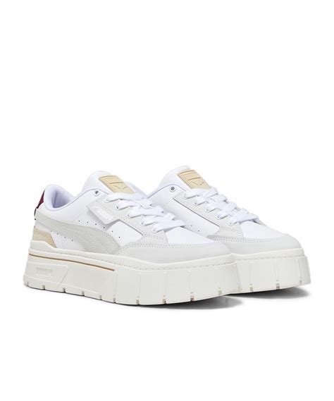 Puma Mayze Stack Luxe Wns White Frosted Kadın 389853 06 Sneaks Up