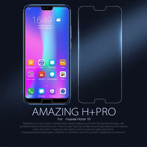 For Huawei Honor 10 Nillkin Amazing Hpro Round Edge Anti Explosion Tempered Glass Huawei Honor