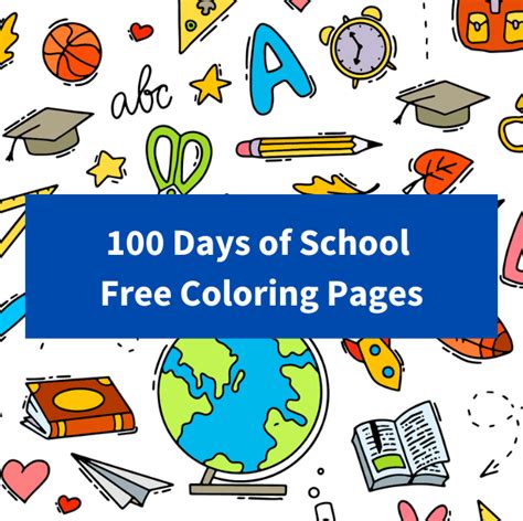 100 Days Brighter Coloring Page Seeing Dandy Blog