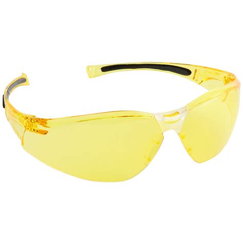 Honeywell Uvex A Series Anti Scratch Safety Glasses Amber Frame