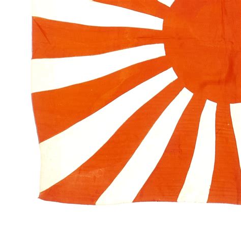 Original Japanese Wwii Silk Rising Sun Army War Flag 29 X 33