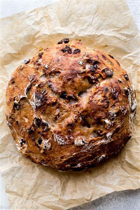 No Knead Super Crusty Soft And Easy Bread Made In The Dutch Oven Filled With Dried