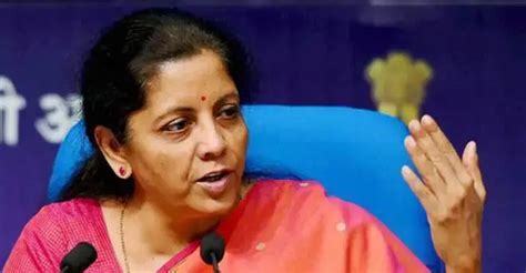 Fm Nirmala Sitharaman Exhorts Startups To Concentrate On Combating