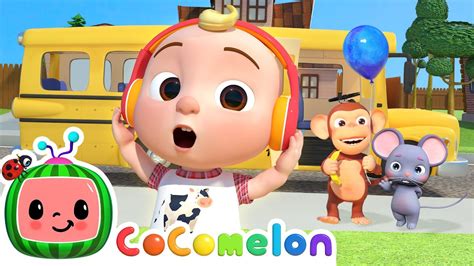 Wheels On The Bus With Animal Friends Cocomelon Animal Time Animal