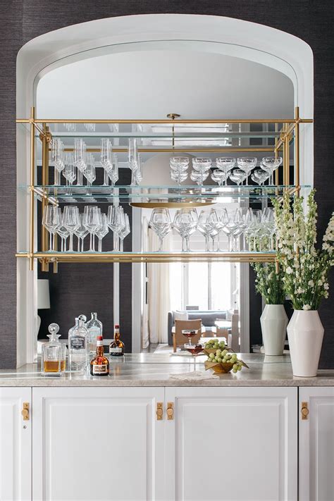 Mirror Front Collectors Shelving Units By Amuneal In 2023 Glass Bar