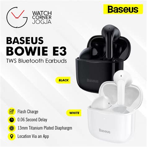 Jual Baseus Bowie E Tws Bluetooth Earphone Earbuds True Wireless