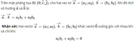 Phép nhân hai vecto là gì Định nghĩa tính chất biểu thức của vecto