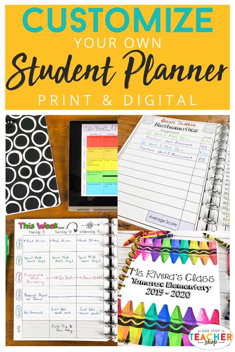 The One Stop Student Planner | One Stop Teacher Shop