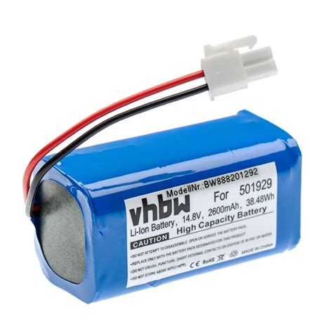 Vhbw Batterie Compatible Avec Zaco A4 A6 A8 A9 Aspirateur Robot électroménager 2600mah 14