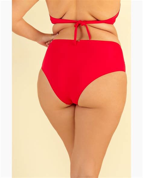 Riachuelo Calcinha Biqu Ni Plus Size Cintura Alta Faixa E N Novo