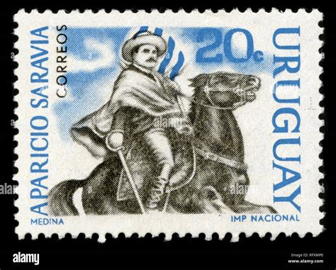 Postage Stamp From Uruguay In The Freedom Fighter Series Issued In 1966