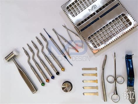 New Sinus Lift Osteotomes Off Set Concave Kit Dental Implant Surgery