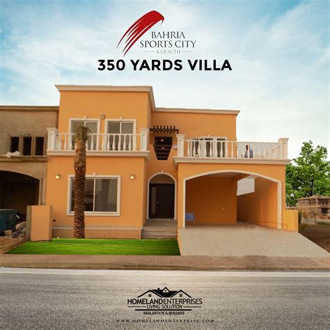 350 Yards Villa Villa Bahria Town Karachi Yard