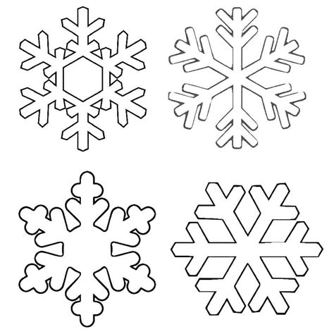 Desenhos De Floco De Neve De Desenho Animado Para Colorir E Imprimir