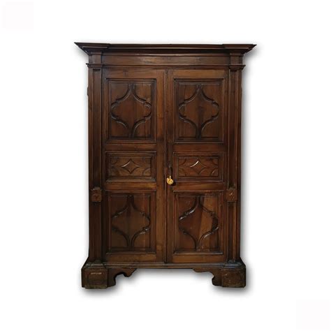 Proantic Armoire Louis Xiv En Noyer Massif Fin Du Xvii Me Si Cle