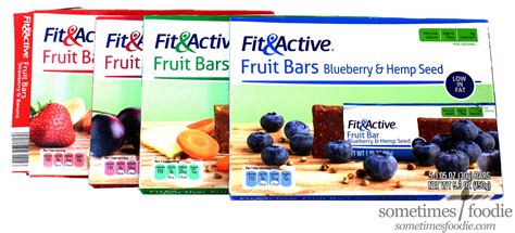 Sometimes Foodie 4 Flavors Of Fit And Active Fruit Bars Aldi