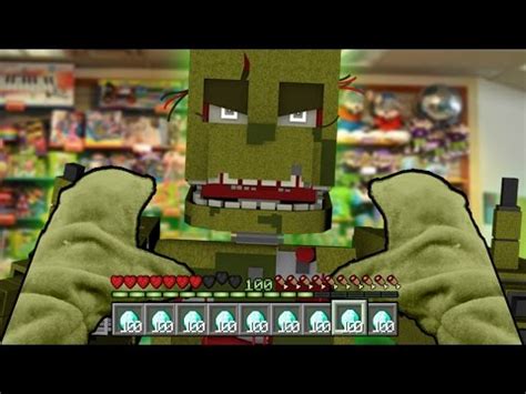 Realistic Minecraft BECOMING FNAF PLUSHTRAP IN MINECRAFT Minecraft