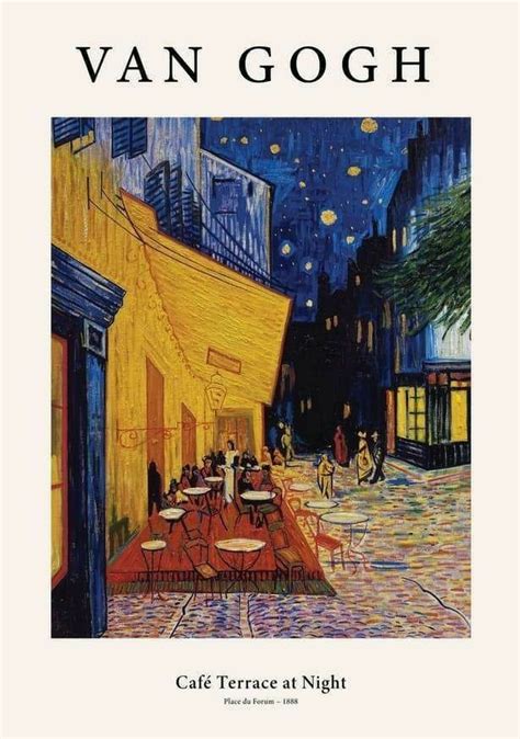 The Cover Of Van Gogh S Cafe Terrace At Night