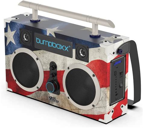 Bumpboxx Bluetooth Boombox Ultra Usa Retro Boombox With Bluetooth