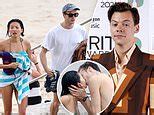 Harry Styles Bikini Clad Ex Yan Yan Chan Kisses Her Remarkably Sim