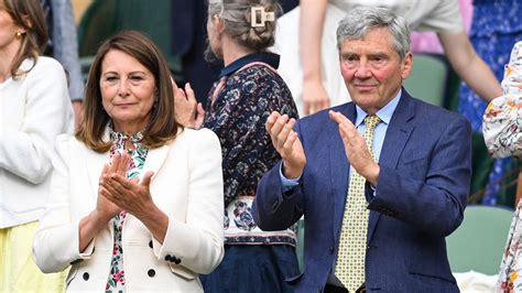 Kate Middleton S Parents Show Up To Wimbledon Without Her Amid Cancer